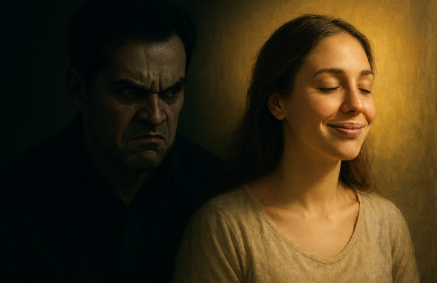 چهره‌ی مردی با حالت حسادت در نور طبیعی، با جزئیات دقیق پوست، چین‌وچروک‌ها، و نورپردازی حرفه‌ای. این نسخه برای استفاده در پروژه‌های روان‌شناختی، هنری یا آموزشی کاملاً مناسب است.